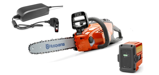 Husqvarna 120i Battery chainsaw + BLi20 & QC80 in the group Forest and Garden Products / Husqvarna Chain saws / Battery Chainsaws at Gräsklipparbutiken (9670982-02)