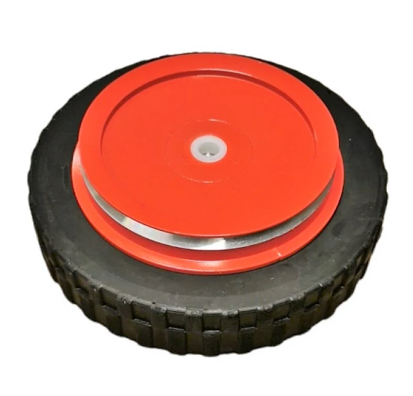 Drive wheel with red aluminum rim in the group  at Gräsklipparbutiken (5033174-01)