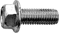 Screw M6Sf 10X40 8.8 in the group  at Gräsklipparbutiken (5066754-02)