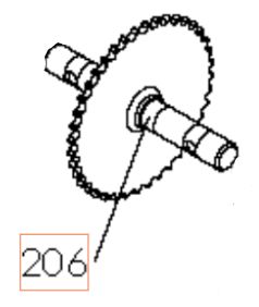 Sprocket 5196530-07 in the group  at Gräsklipparbutiken (5196530-07)