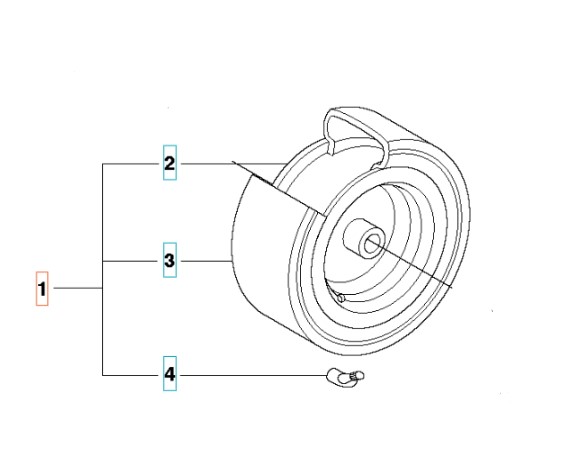 Wheel R111B, R111B5, R112C, R112C5, R112iC in the group  at Gräsklipparbutiken (5255847-01)