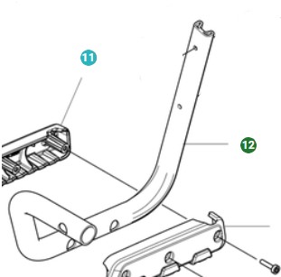 Frame Assy Right Bumper in the group  at Gräsklipparbutiken (5310169-01)