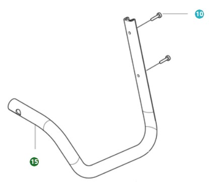 Frame Assy Left Bumper in the group  at Gräsklipparbutiken (5310179-01)