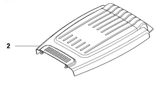 COVER HEIGHT ADJUSTMENT in the group Gardena R45Li - 2016 at Gräsklipparbutiken (5777072-03)