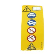 Warning Decal Eu/As 536Lib 5778443-01 in the group Spare parts Husqvarna T536Li XP at Gräsklipparbutiken (5778443-01)