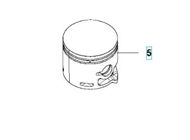 Piston Husqvarna 543XP, 543XPG in the group  at Gräsklipparbutiken (5817559-01)