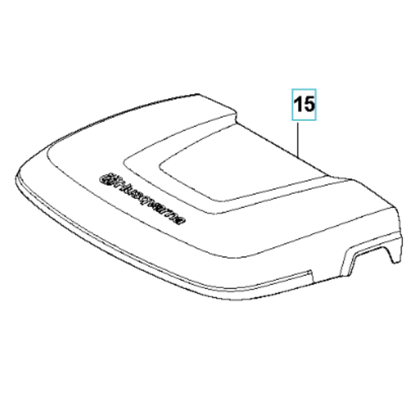 COVER LID P2 HOUSE in the group Automower 415X - 2022 at Gräsklipparbutiken (5853235-01)