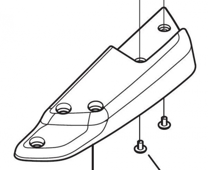 SUPPORT BASE RIGHT in the group Automower 415X - 2022 at Gräsklipparbutiken (5853238-01)