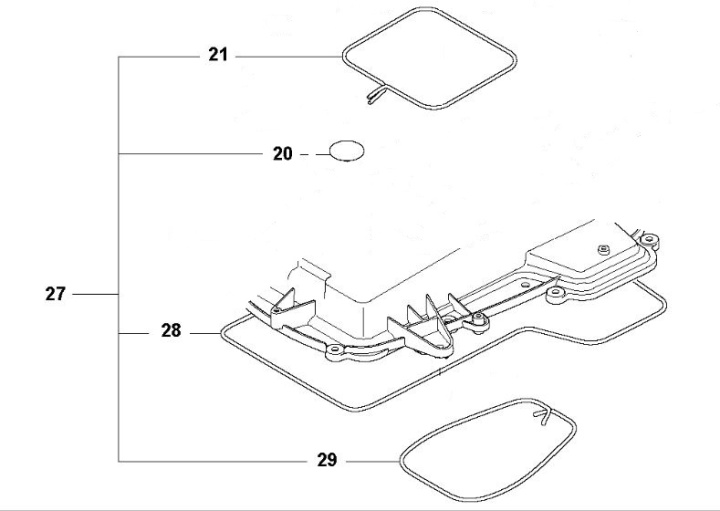 SEAL KIT in the group Gardena R45Li - 2016 at Gräsklipparbutiken (5884070-01)