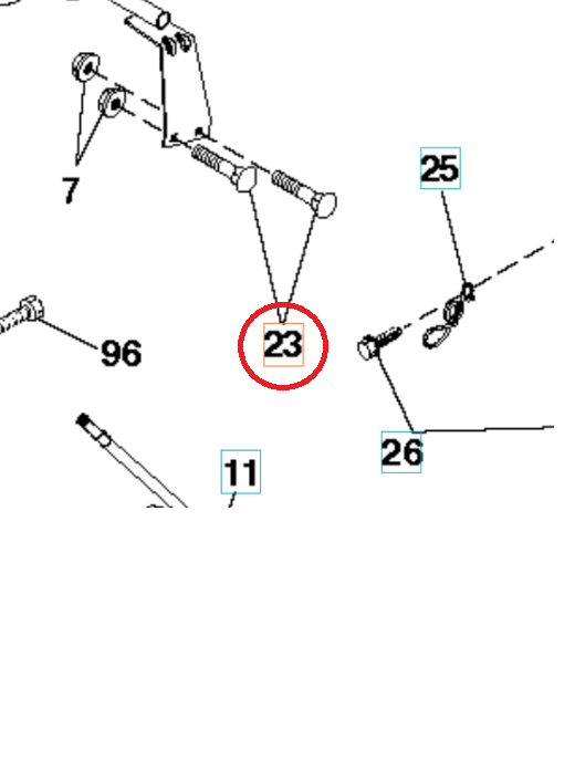 Carriage Bolt,1/4-20X1 1/4 8720404-10 in the group  at Gräsklipparbutiken (8720404-10)