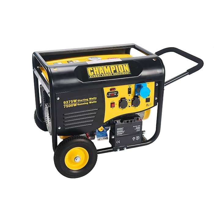 Champion 8000 Watt Petrol Generator in the group Forest and Garden Products / Power stations / Champion Power Generators / Champion Power Generators at Gräsklipparbutiken (CPG9000E2-EU)