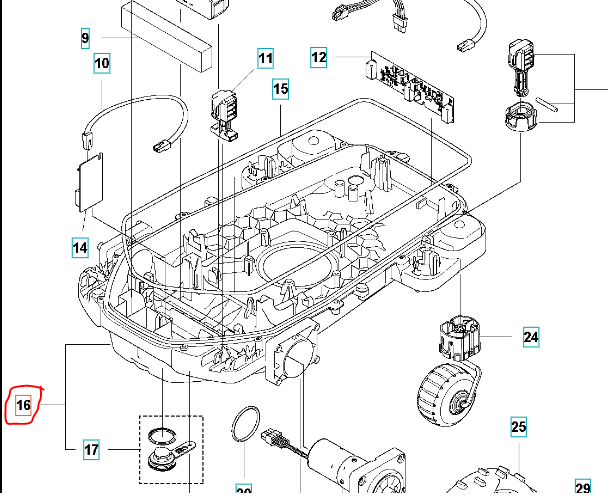 Chassis lower 405X/415X